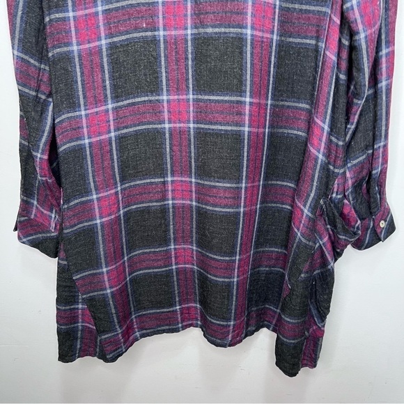 Zara Plaid Mini Shirt Dress with Pockets Size Small - Picture 10 of 13